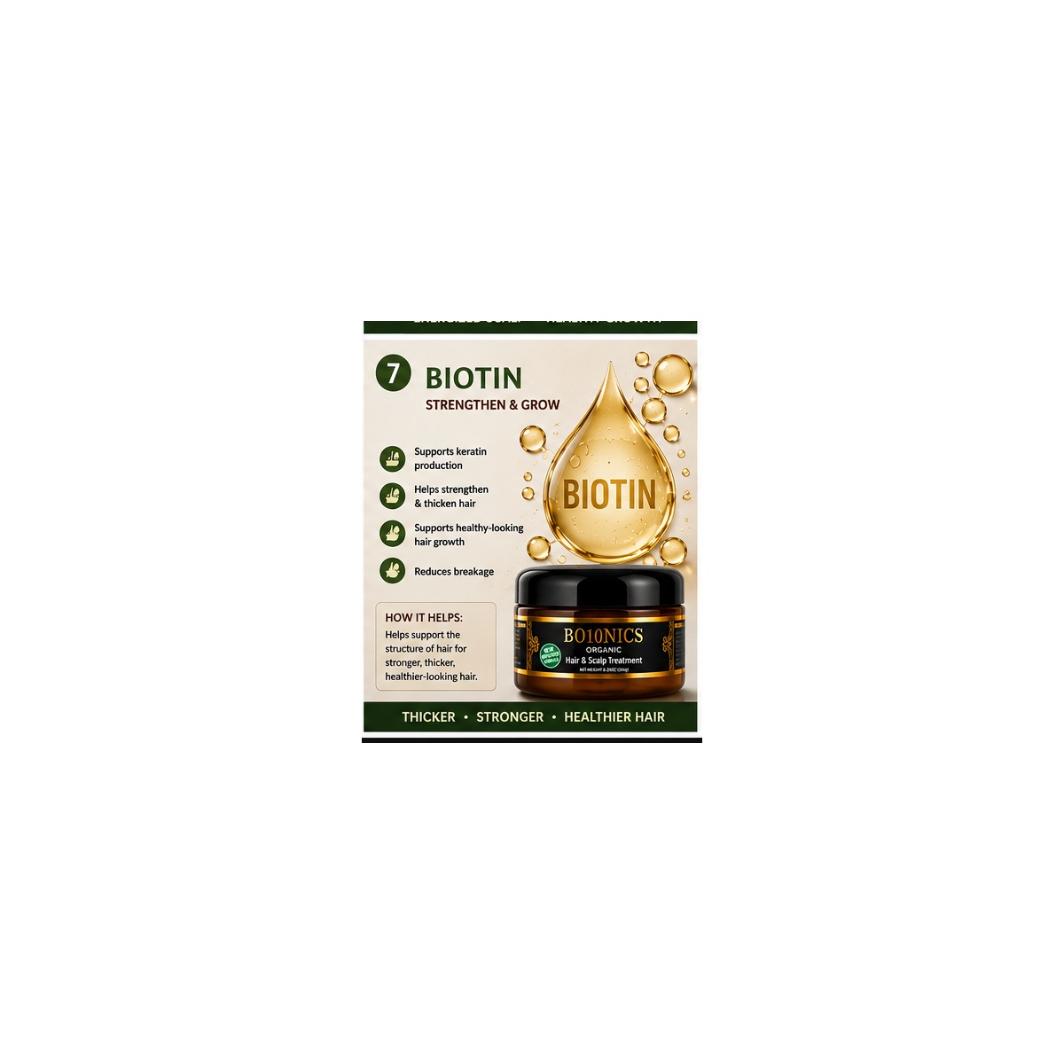 Bo10nics Organic Hair & Scalp Treatment – 8 oz - Image 7