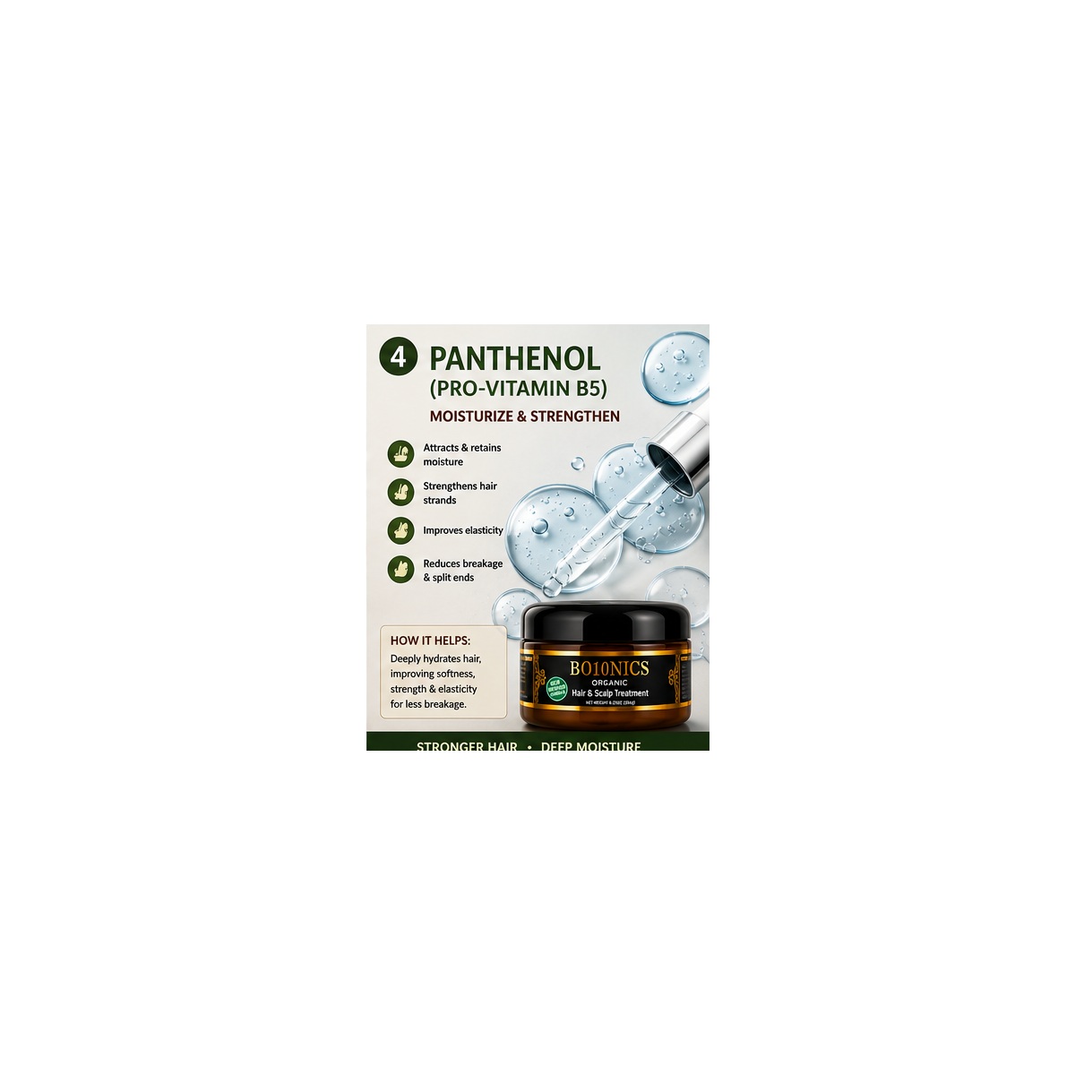Bo10nics Organic Hair & Scalp Treatment – 8 oz - Image 4