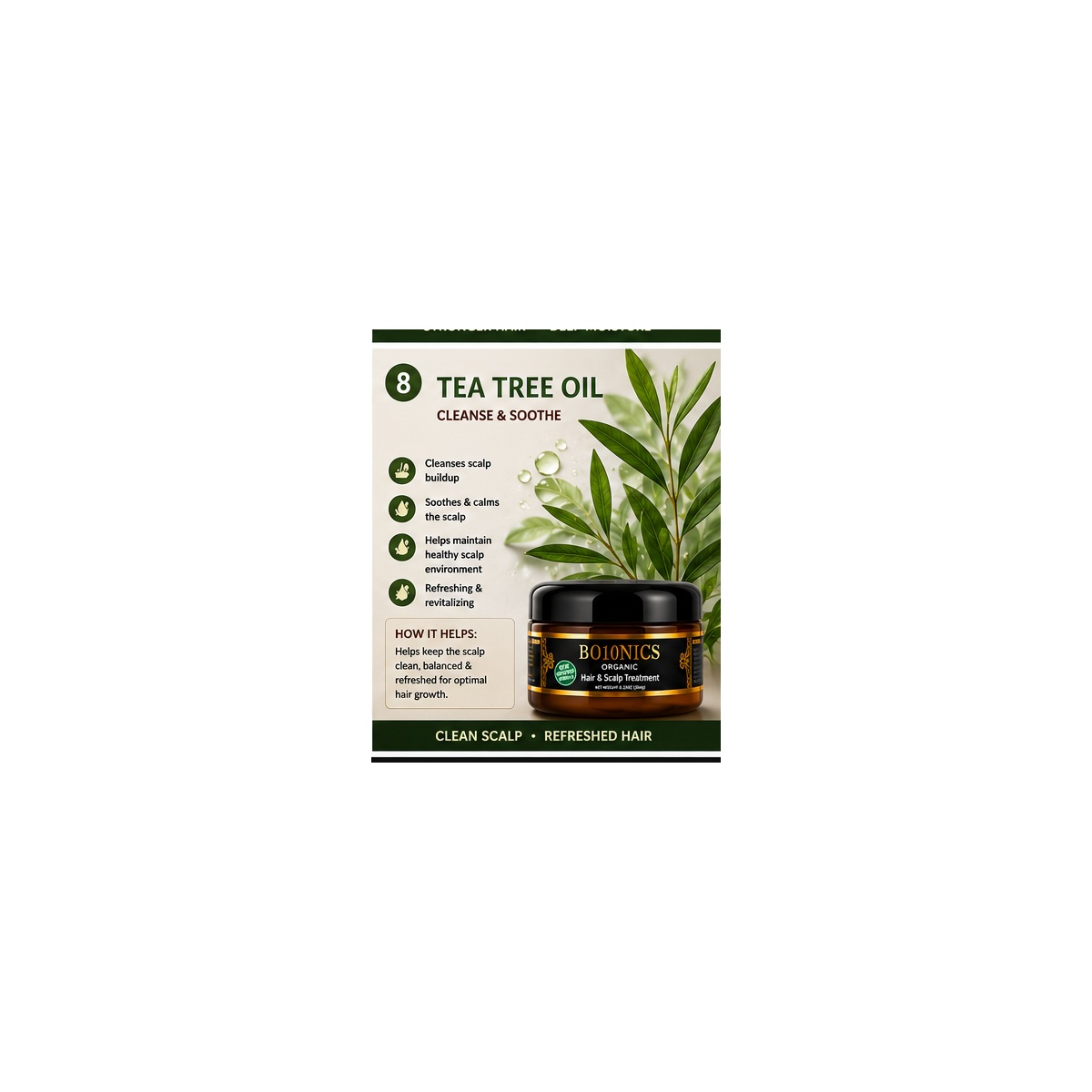 Bo10nics Organic Hair & Scalp Treatment – 8 oz - Image 8