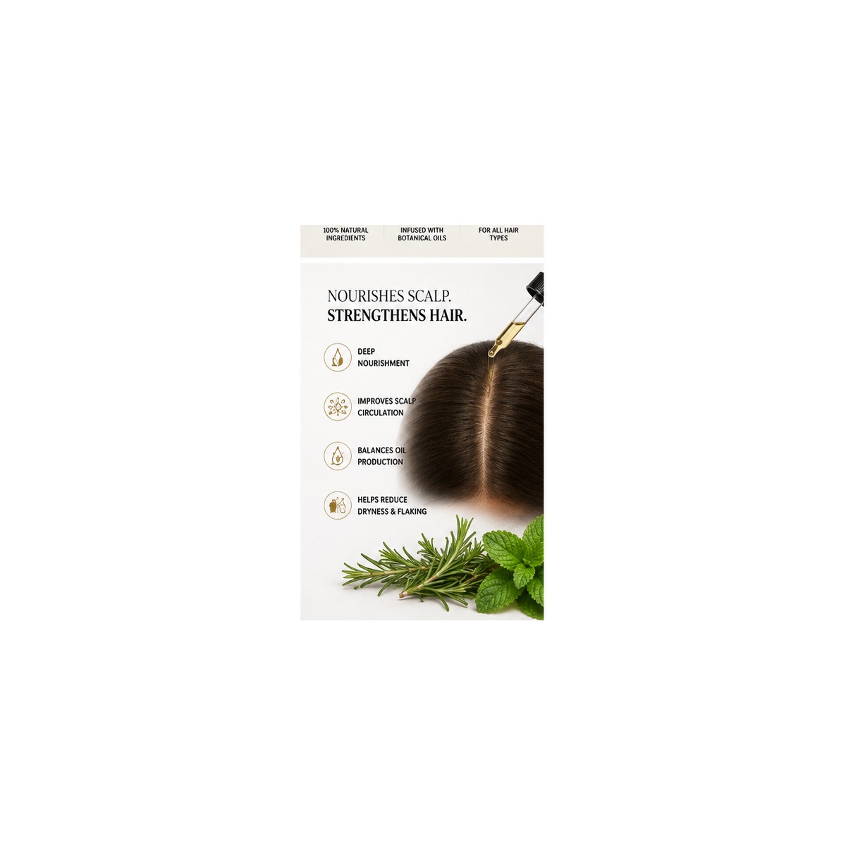 Bo10nics Biotin & Rosemary Mint Hair Growth Oil – 4 oz - Image 7