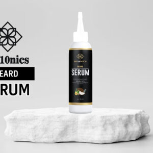 BO10NICS Organic Beard Serum – Natural Beard Growth Oil with Plant Oils and Vitamins – Professional Beard Serum for Hair Regrowth, Fuller and Thicker Beard – Reduce Breakage and Intense Moisturizing – 4fl oz
