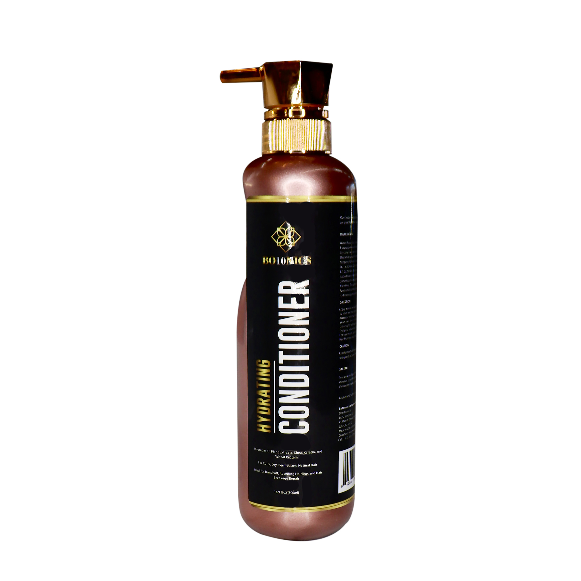 BO10NICS Hydrating Hair Conditioner – 16.9fl oz Hair Conditioner for Dry Damaged Hair with Keratin, Wheat Protein, Shea Butter, Plant Extracts – Intensively Nourishing and Moisturizing Conditioner