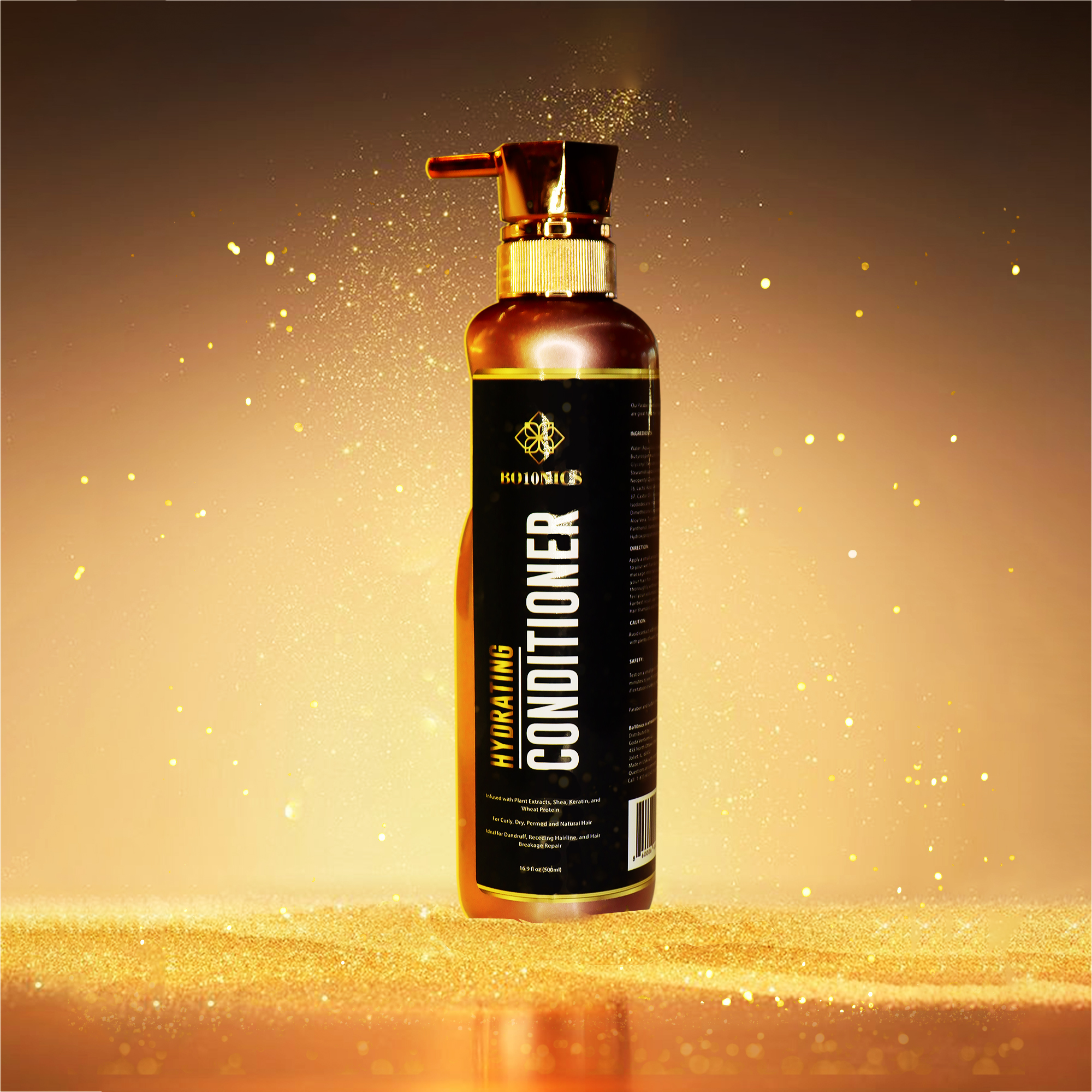 BO10NICS Hydrating Hair Conditioner – 16.9fl oz Hair Conditioner for Dry Damaged Hair with Keratin, Wheat Protein, Shea Butter, Plant Extracts – Intensively Nourishing and Moisturizing Conditioner - Image 5