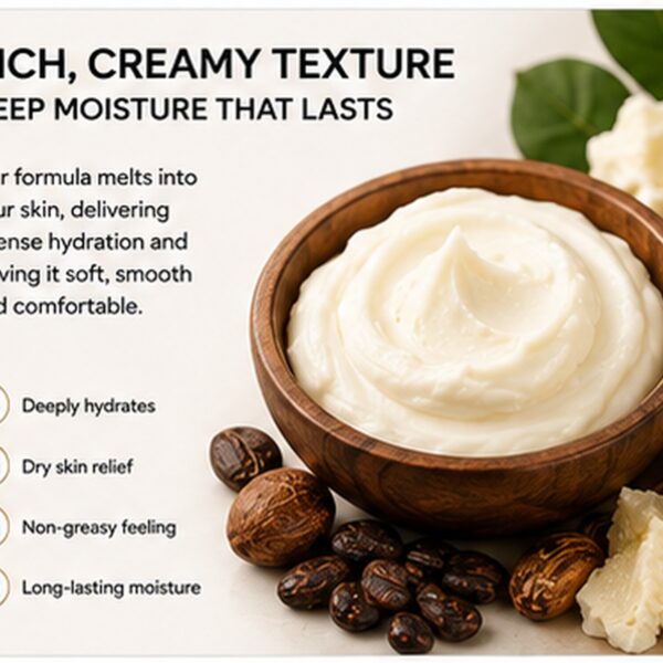 Alternative view of Bo10nics Shea & Cocoa Moisturizing Body Butter– 8 oz For Men