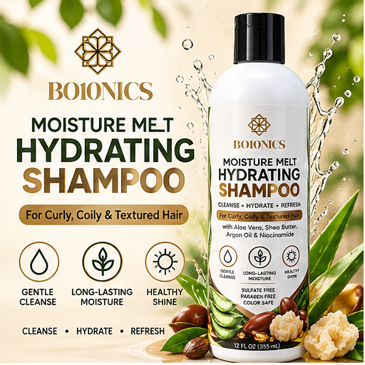 Alternative view of Bo10nics Moisture Melt Hydrating Shampoo – 12 fl oz