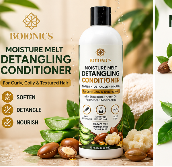 Alternative view of Bo10nics Moisture Melt Hydrating Detangling Conditioner – 12 fl oz